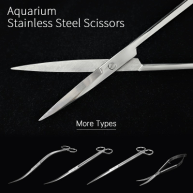 Aquarium Plant Utensils - Tesoura Aquática de Aço Inoxidável Week