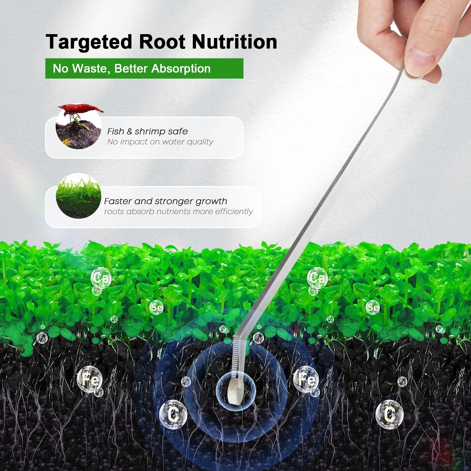FZONE Root Tabs: Acessórios de - Aquarium Plant Root Fertilizer avaliação e preço