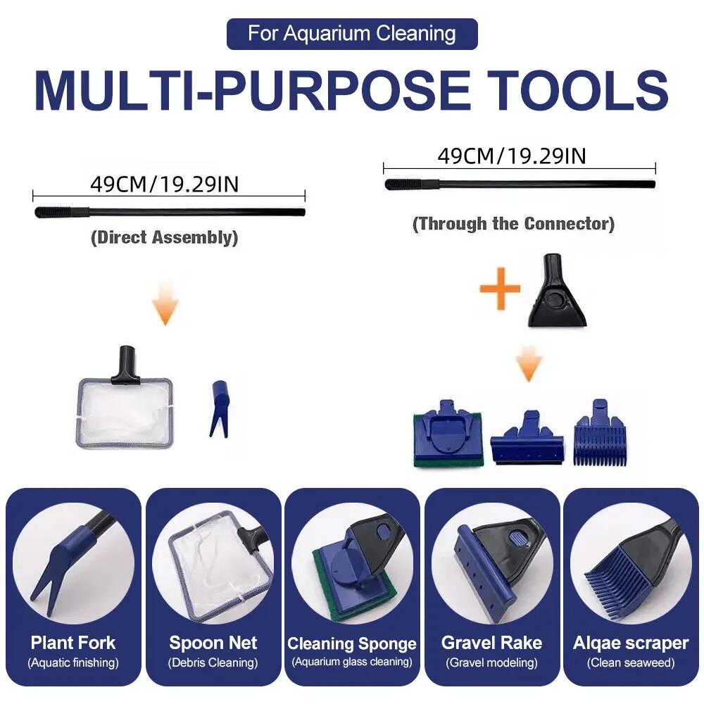 5 em 1 ferramenta de limpeza d - Aquarium Plant Utensils avaliação e preço