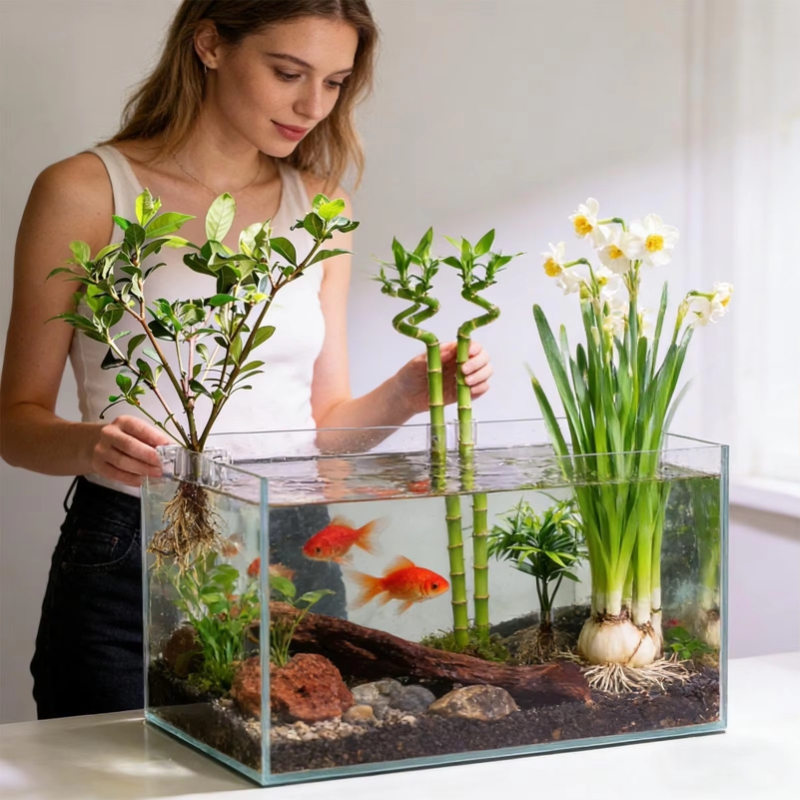 Promoção: 6 Peças de Suporte T - Planted Aquarium For Sale avaliação e preço