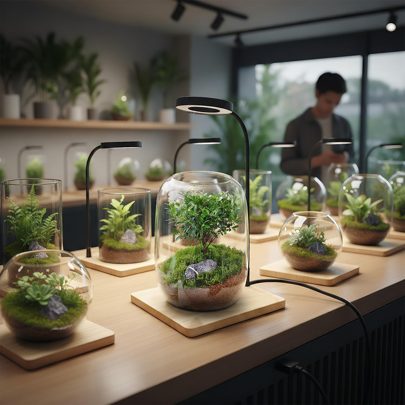 Luzes de plantas para cultivo  - Aquarium Plant On Wood avaliação e preço
